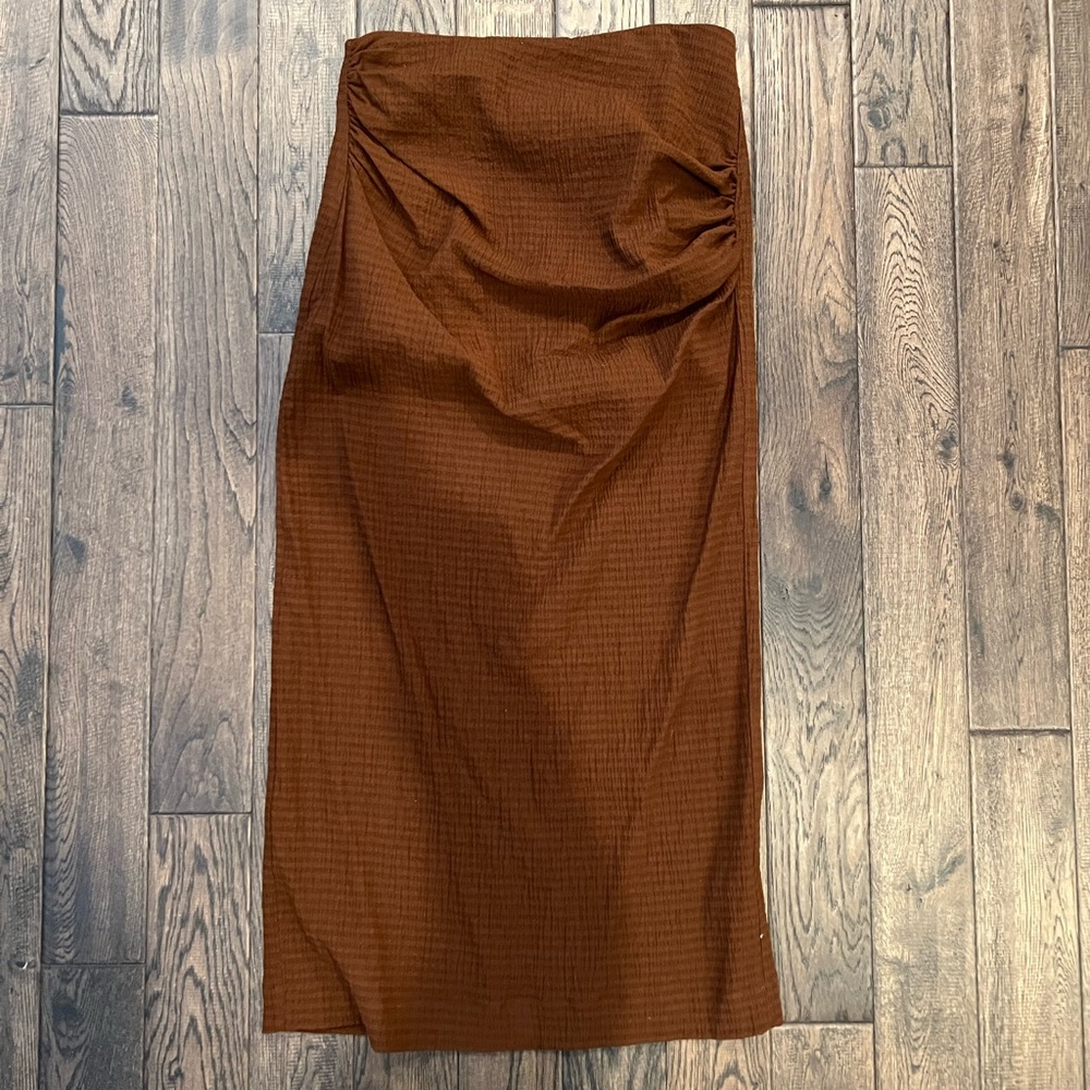 Zara Draped Front Pencil Skirt